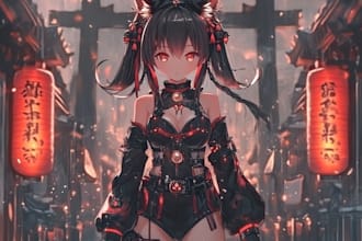create anime, manga art sfw or nsfw