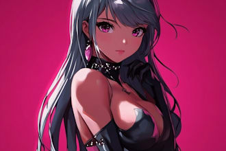 draw anime, manga or game characters