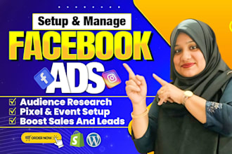 run facebook ads campaign, instagram ads, meta ads for leads and sales