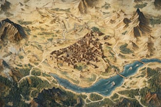 create a custom fantasy map for you