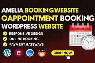 do build or rebuild wordpress appointment booking website