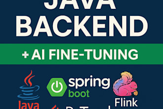 create realtime java microservices with flink and llm