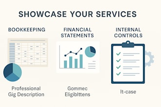 do professional bookkeeping, financial statements, and internal controls