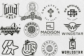 design custom y2k logo streetwear design