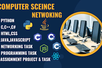 do computer science pthon java cpp networking and programming task