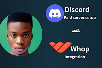 setup discord server with whop monetization and CRM