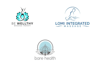 make unique spa esthetics massage yoga cosmetic beauty logo design