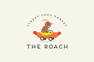 design unique logo for your food, café, or restaurant brand