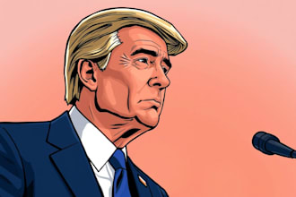 create a political themed cartoon for you