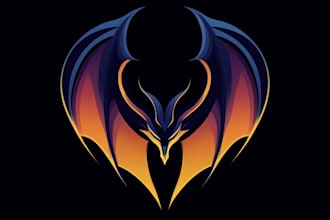 create logo designer anime, fantasy