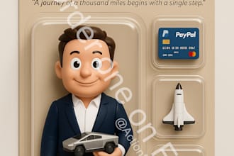 create a digital action toy figure with your likeness