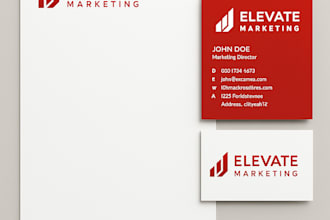 design professional business cards, letterheads, and stationery