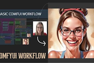 create custom comfyui workflow or stable diffusion for ai image creation