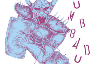create brutal dark art band poster and merchandise design
