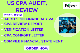 do US CPA audit financial statement, income verification tax return mortgage cpa