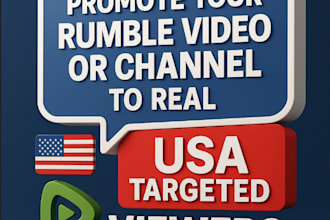 do USA rumble promotion usa video and channel promotion to usa targeted viewers
