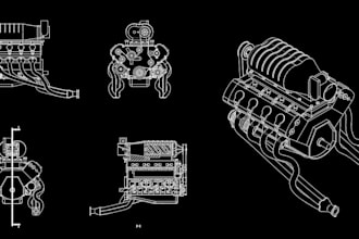 provide dwg to PDF and 2d cad drafting services