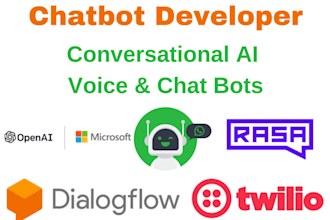 develop ai chatgpt chatbot, openai API, azure ai voice bot with twilio, python