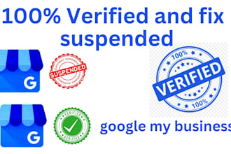 verified and fix suspended google my business profile