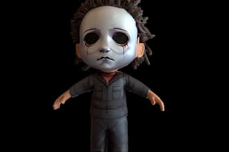 do game ready lowpoly 3d model, 3d game character for roblox, ue, unity