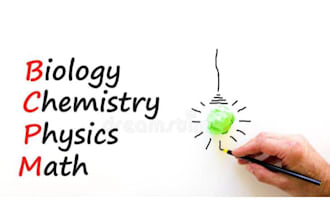 do chemistry, physics and biology assessment, labs and problems
