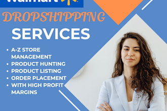 walmart product listings creation  wfs management, expert