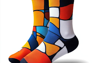 draw creative socks unique sock design