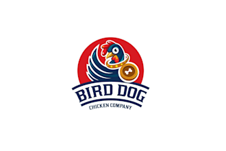 design bird dog chicken company logo