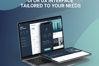 design any custom UI or UX interface tailored to your needs
