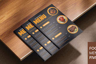 restaurant price food tv digital menu design