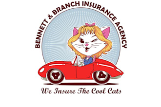 design an adorable calling cat lover logo