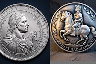 convert image into a 3d stl bas relief for cnc 3d  coin model 3d engraving