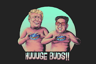 draw trendy t shirt design or streetwear clothing
