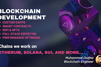 do custom dapps, smart contracts, tokens on multiple chains