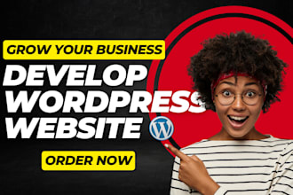 design custom wordpress website using elementor, wp website, ecommerce website