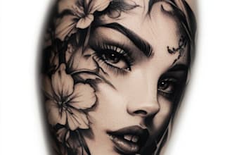 make you a traditional old school tattoo style design