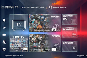 offer iptv service, m3u playlist, reseller subscription, live tv channel, panel