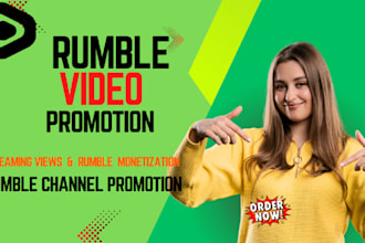 do rumble video promotion, rumble channel, streaming views, rumble monetization