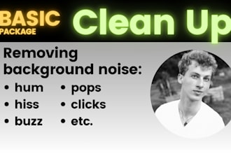 reduce noise, improve and correct your audio for vocals, podcasts, voiceovers