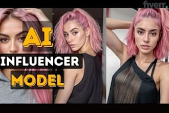 generat professional ai influencer portrait face swap ai headshot onlyfan model