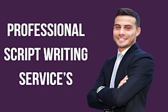 be your perfect youtube script writer and do scriptwriting for cash cow videos