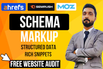 create schema markup, rich snippets, structured data for technical optimization