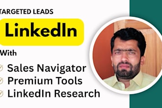 find targeted leads with linkedin sales navigator and premium tools
