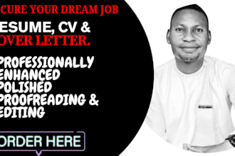 execute resume, ats CV, linkedin and cover letter for IT vps
