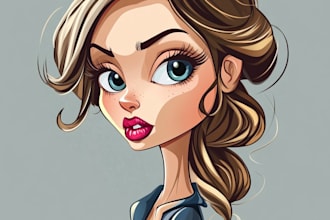 create cartoon or caricature portrait from your photo
