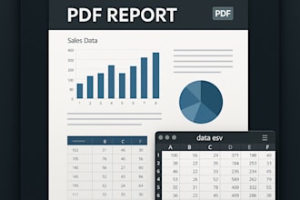 fast and accurate PDF report generation from excel or CSV files