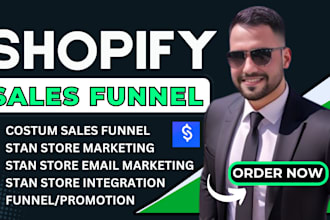 shopify store design shopify SEO stan store payhip tiktok shop sales funnel