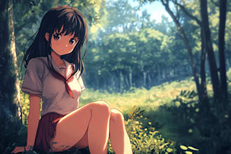 create beautiful anime art illustration