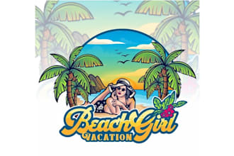 design impressive eye catching beach escape logo