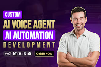 build ai voice agents, ai receptionists and calling bots for leads or support